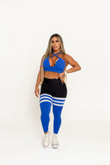 Legging Azul Royal Empina Bumbum She Squats