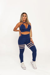 Legging Animal Print Empina Bumbum Rosa She Squats