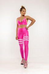Legging Empina Bumbum Rosa Neon She Squats