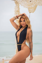 Body Luxury Gargantilha Preto She Squats - She Squats