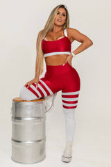 Conjunto Cherry com Top Faixa She Squats - She Squats