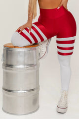Legging Cherry com Branco Empina Bumbum She Squats - She Squats
