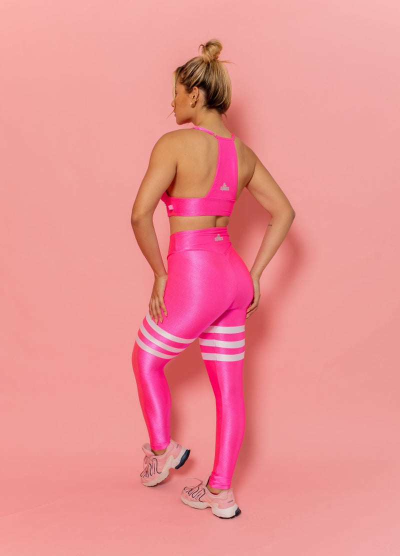 Conjunto Rosa Neon - She Squats