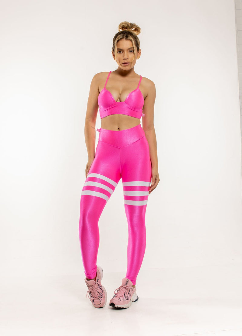 Conjunto Rosa Neon - She Squats