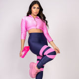 Jaqueta Canelada Rosa - She Squats