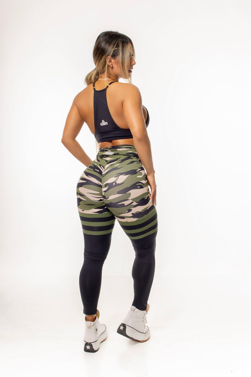 Legging Militar Com Empina Bumbum - She Squats