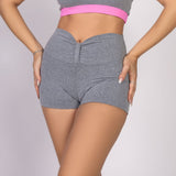 Shortinho Cinza Acinturado - She Squats